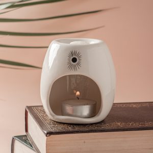 Kit 1: Pebetero + 3 velas tealight + 1 Wax Melts